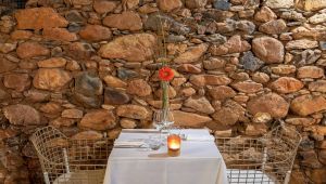 Table Hôtel la Dimora en Corse