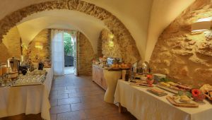 Salle petit déjeuner de l'Hôtel La Dimora