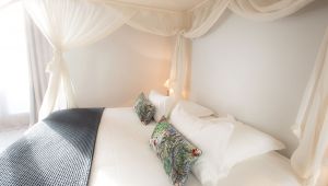 Lit d'une Chambre PRESTIGE de l'Hotel La Dimora