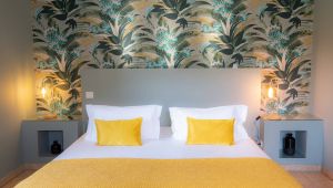 Lit Chambre privilège de l'Hôtel La Dimora